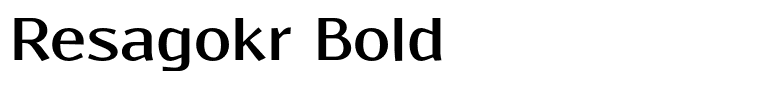 Resagokr Bold