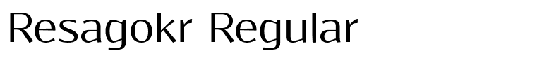 Resagokr Regular