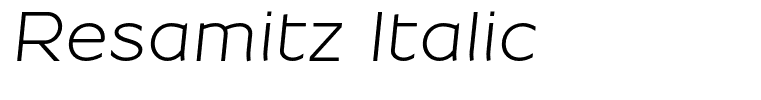 Resamitz Italic