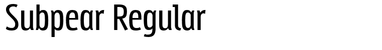 Subpear Regular