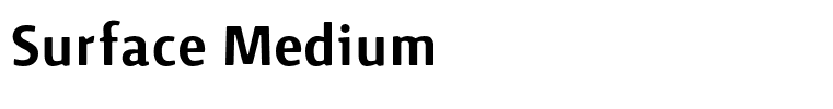 Surface Medium