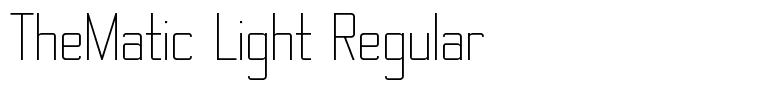 TheMatic Light Regular