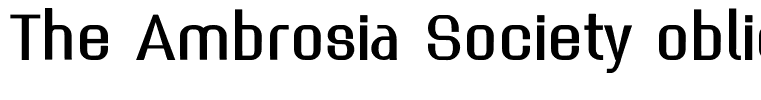 The Ambrosia Society oblique