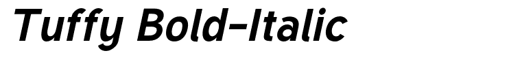 Tuffy Bold-Italic