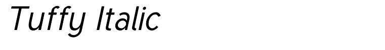 Tuffy Italic