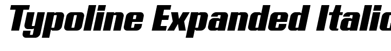Typoline Expanded Italic