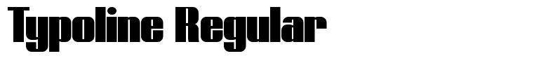 Typoline Regular