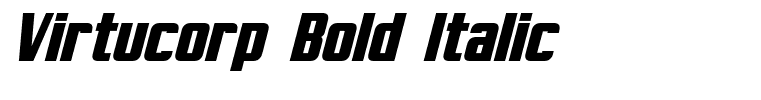 Virtucorp Bold Italic