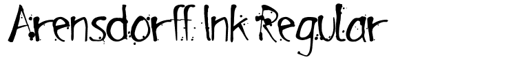 Arensdorff Ink Regular