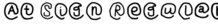 At Sign Regular