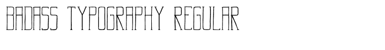 Badass Typography Regular