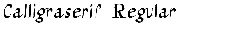 Calligraserif Regular