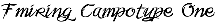 Fmiring Campotype One Regular