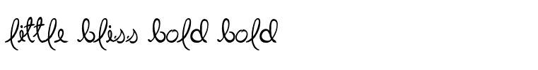 Little Bliss Bold Bold