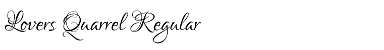 Lovers Quarrel Regular