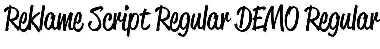 Reklame Script Regular DEMO Regular