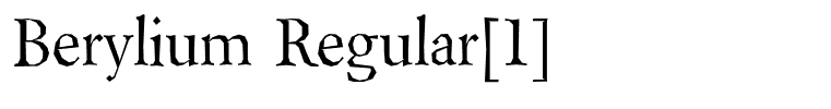 Berylium Regular[1]