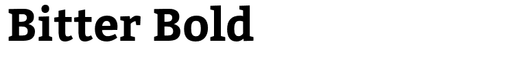 Bitter Bold