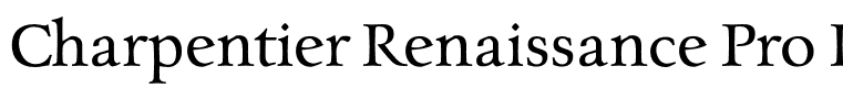Charpentier Renaissance Pro Regular