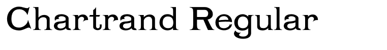 Chartrand Regular