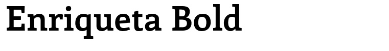 Enriqueta Bold