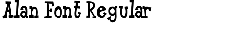 Alan Font Regular