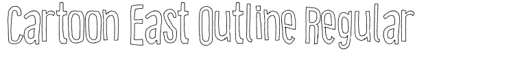 Cartoon East Outline Regular