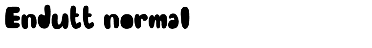 Endutt normal