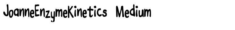 JoanneEnzymeKinetics Medium