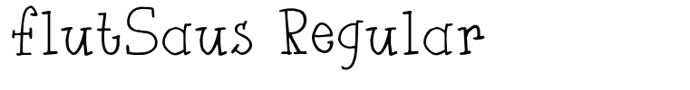 flutSaus Regular