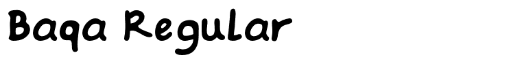 Baqa Regular