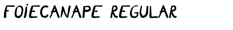 FoieCanape Regular