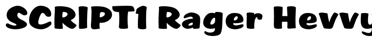 SCRIPT1 Rager Hevvy Regular