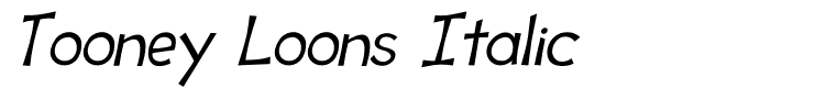 Tooney Loons Italic