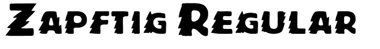 Zapftig Regular
