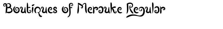 Boutiques of Merauke Regular