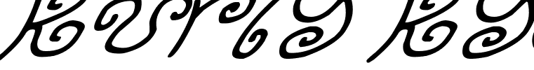 Kurly Kyoots Italic