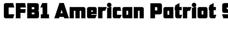 CFB1 American Patriot SOLID 2 Italic