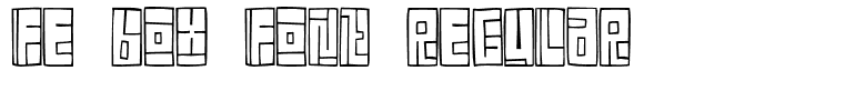 FE Box Font Regular