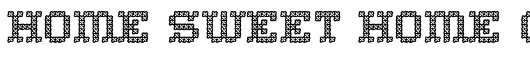Home Sweet Home Outline Regular