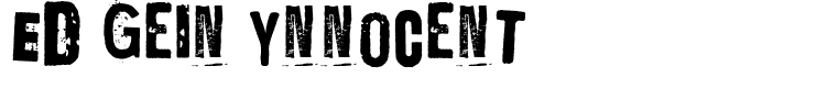 Ed Gein Ynnocent