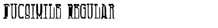 Fucsimile Regular