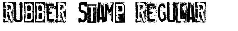 RUBBER STAMP Regular