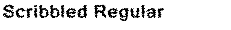 Scribbled Regular