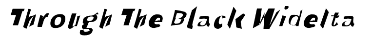 Through The Black WideIta