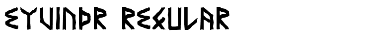 Eyvindr Regular