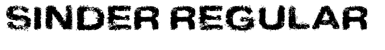 Sinder Regular