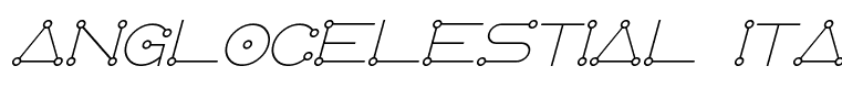 AngloCelestial Italic