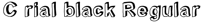C rial black Regular