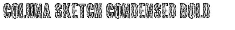 Coluna Sketch Condensed Bold